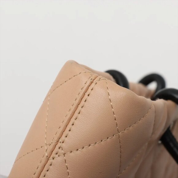 Chanel Cambon Line Lambskin Tote bag Beige x black - Picture 13 of 14